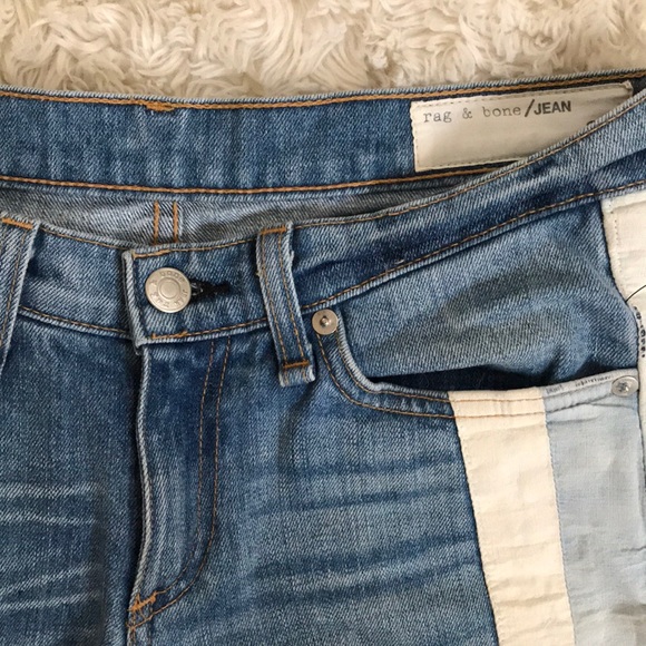 RAG & BONE jeans relay skinny racer : size 26 - Picture 3 of 8